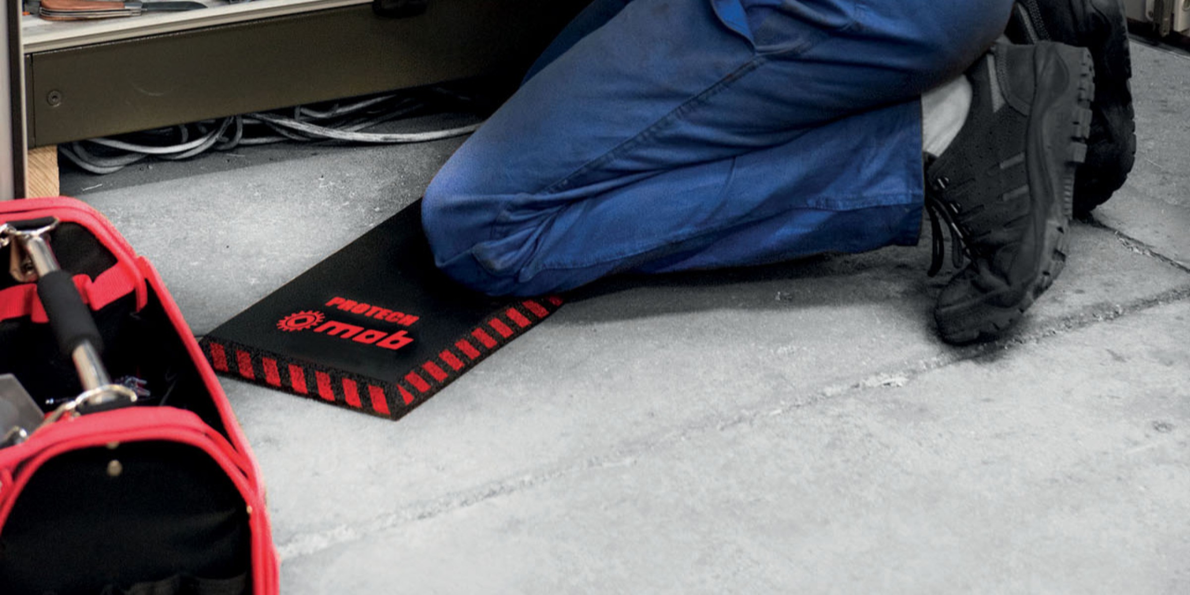 Protech, le tapis de protection des genoux par MOB